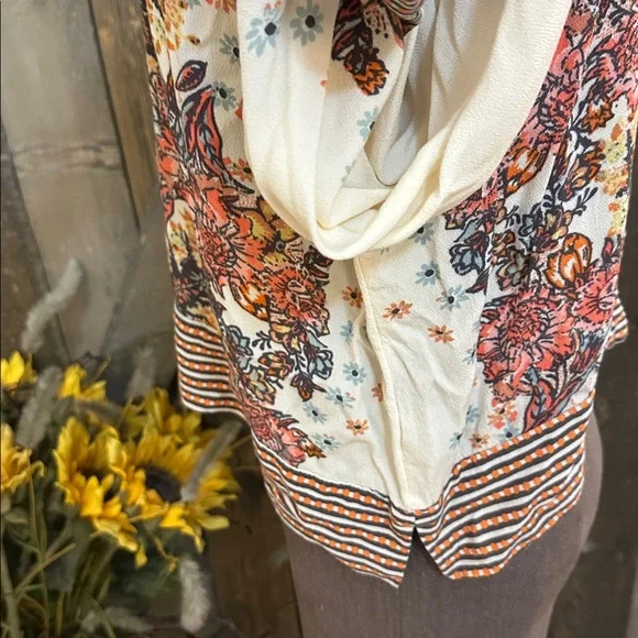 Free People Mix and Match Blouse Tea Combo Crop Boho Festival Top Long Sleeve - Picture 6 of 10
